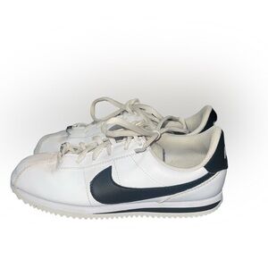 Nike Cortez black and white shoes